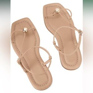 Amazon Tan Strappy Sandals